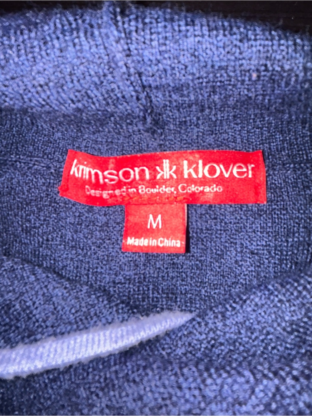 Krimson Klover for Title Nine Mover-Maker Hoodie Sweater Dress size M - Picture 9 of 10